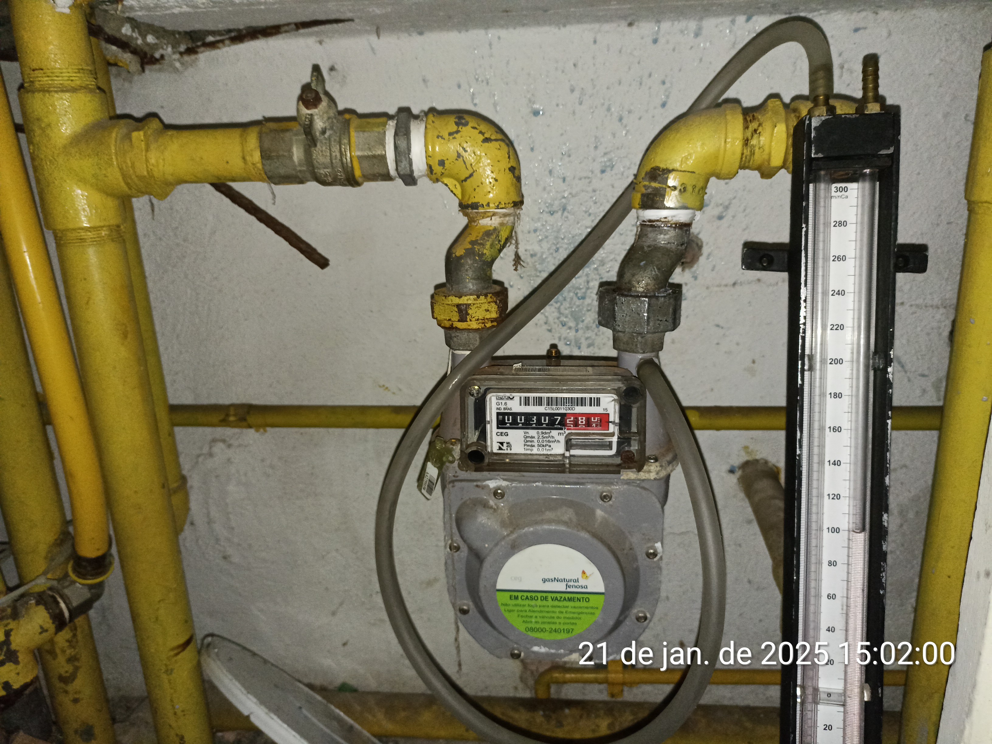 Teste de Estanqueidade